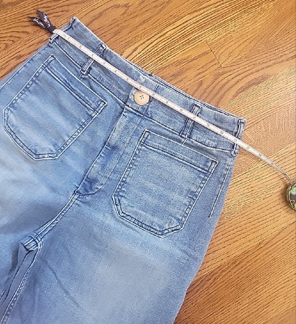 Maeve COLETTE Light Wash Wide Leg Denim Jeans, size 30 - Picture 5 of 8